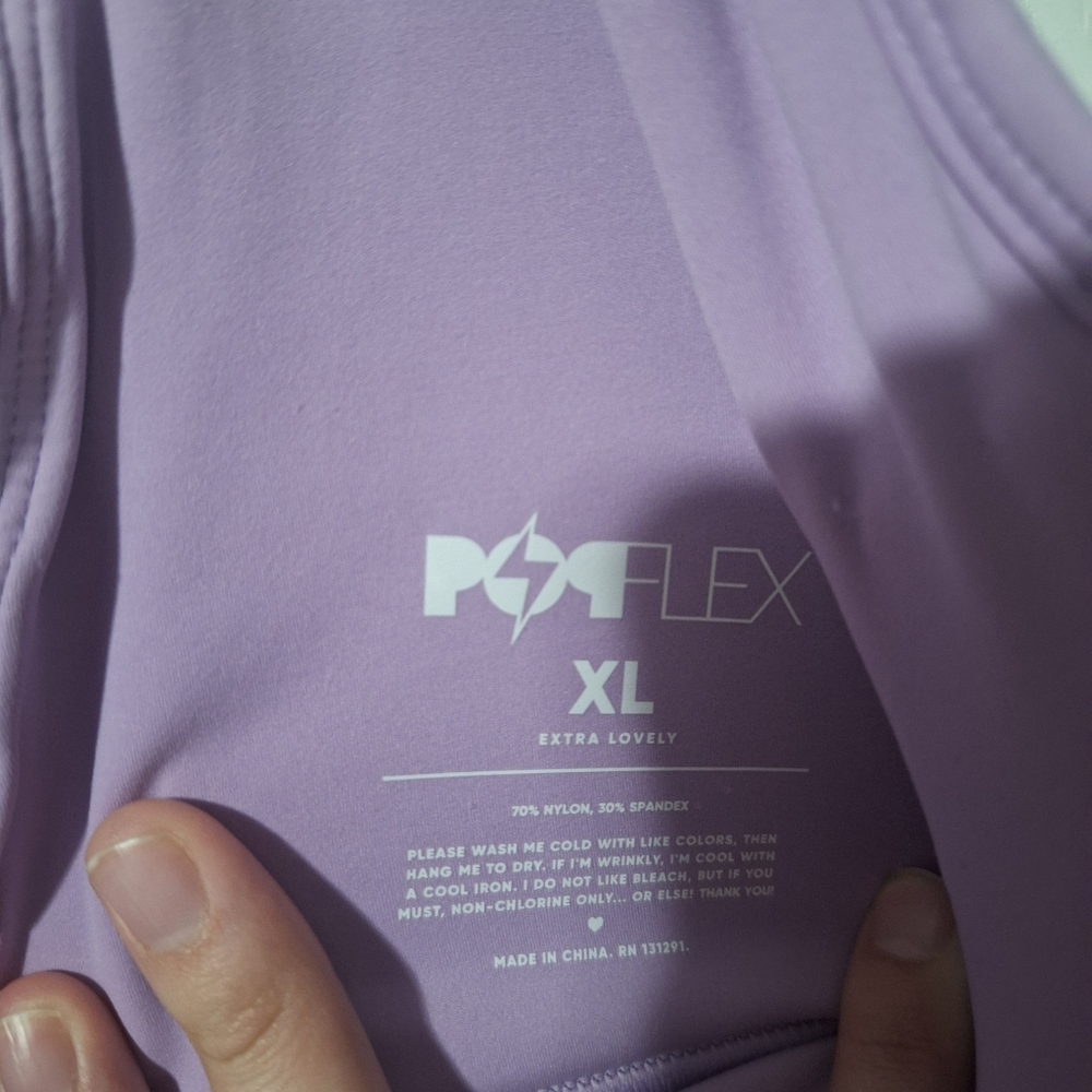 POPFLEX Lavender Sports Bra - Picture 3 of 4